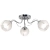 Plafon chromowany szklany 3-punktowy 58cm 8961/3 z serii RUBY - Lampy Elem